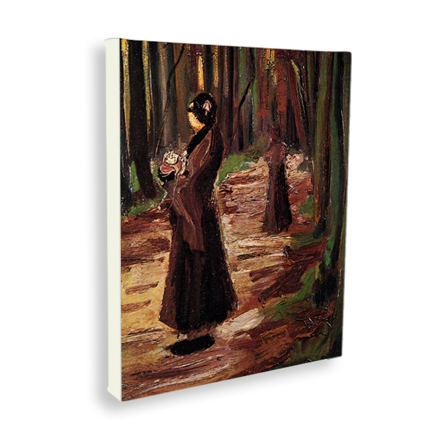 빈센트 반 고흐 1882 숲 속의 두 여인 세계명화 캔버스 인테리어 액자
