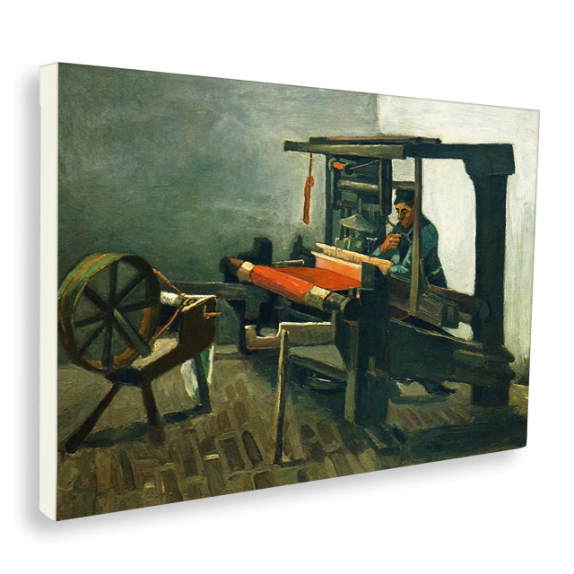 빈센트 반 고흐 1884 방적기와 왼쪽을 향한 방직공 세계명화 캔버스 인테리어 액자